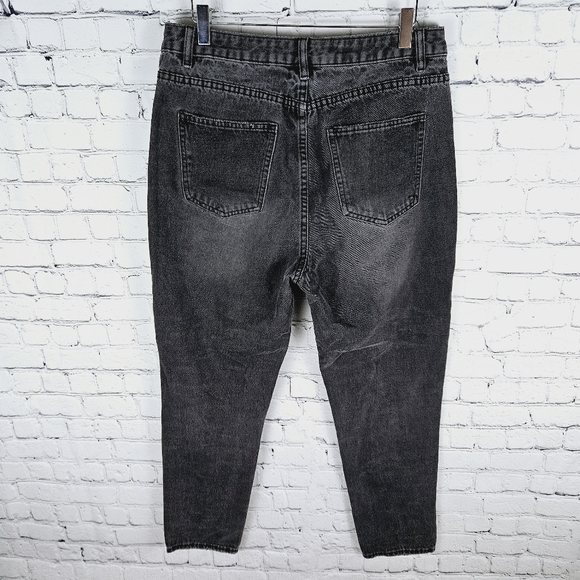 MANDEE | 90s ultra high rise tapered leg distressed mom jeans - Picture 2 of 10